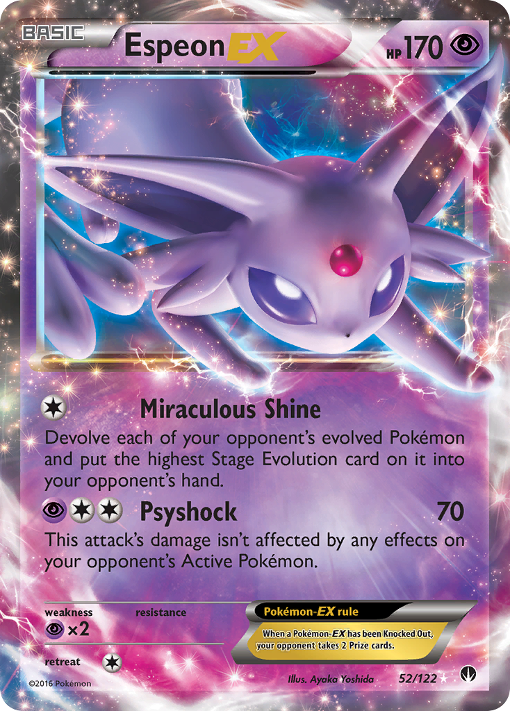 Espeon EX (52/122) [XY: BREAKpoint] | Exor Games Summserside