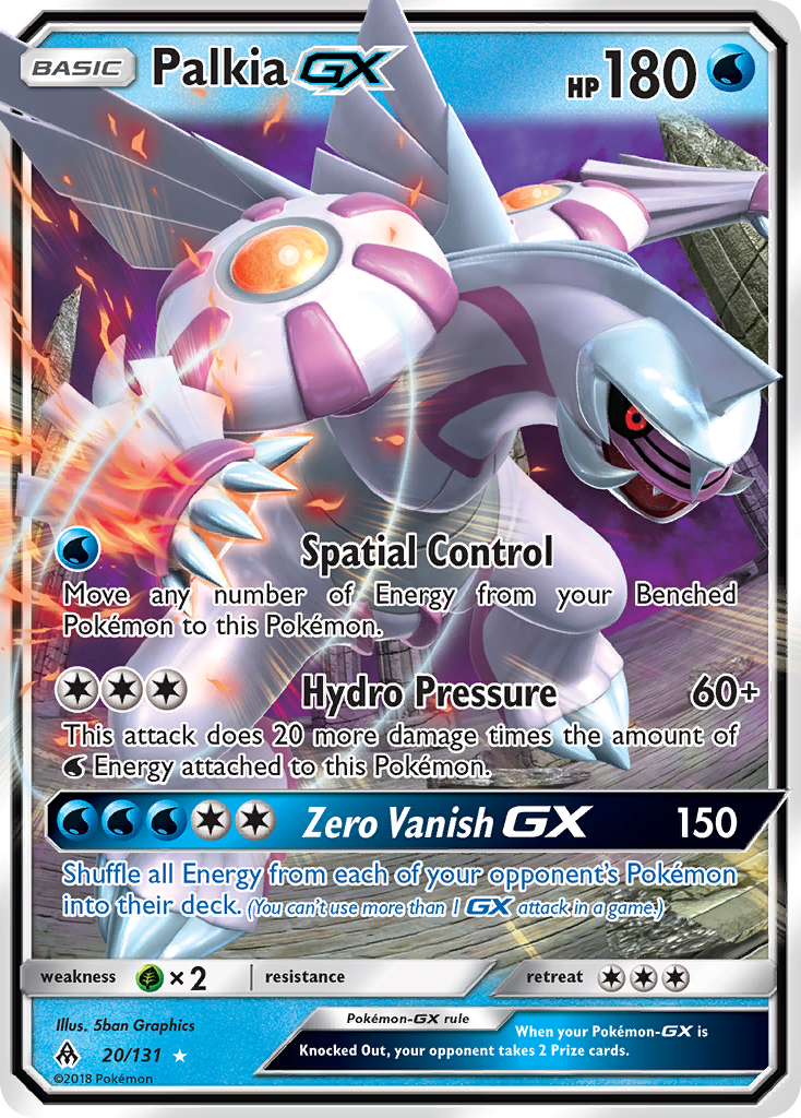 Palkia GX (20/131) [Sun & Moon: Forbidden Light] | Exor Games Summserside