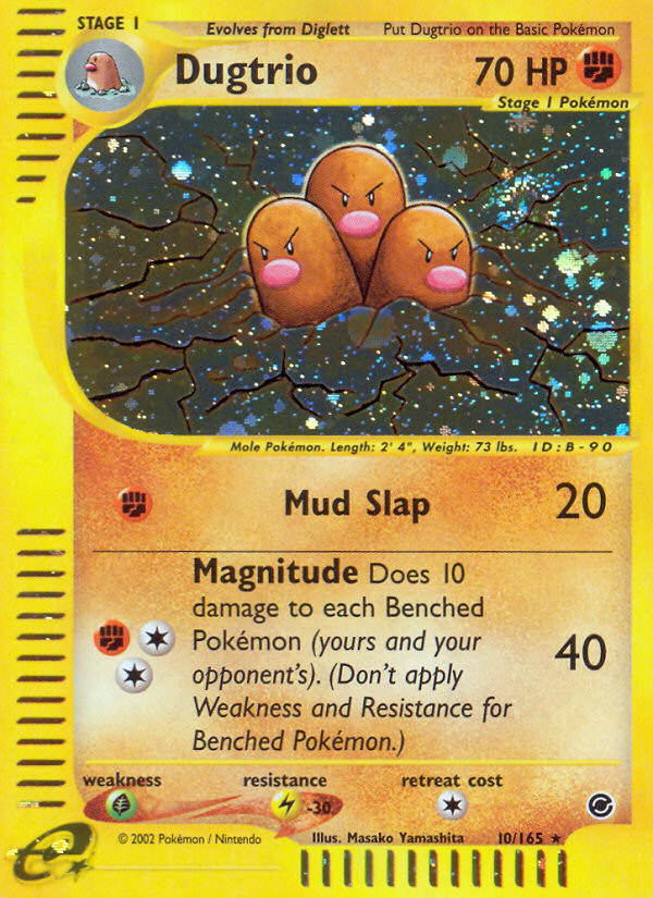 Dugtrio (10/165) [Expedition: Base Set] | Exor Games Summserside