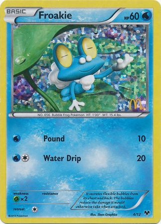 Froakie (4/12) [McDonald's Promos: 2014 Collection] | Exor Games Summserside