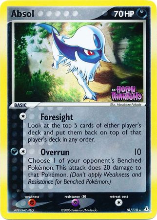 Absol (18/110) (Stamped) [EX: Holon Phantoms] | Exor Games Summserside