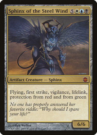 Sphinx of the Steel Wind [Alara Reborn] | Exor Games Summserside