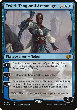 Teferi, Temporal Archmage (Commander 2014) [Commander 2014 Oversized] | Exor Games Summserside