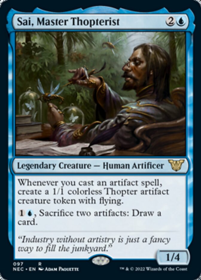 Sai, Master Thopterist [Kamigawa: Neon Dynasty Commander] | Exor Games Summserside