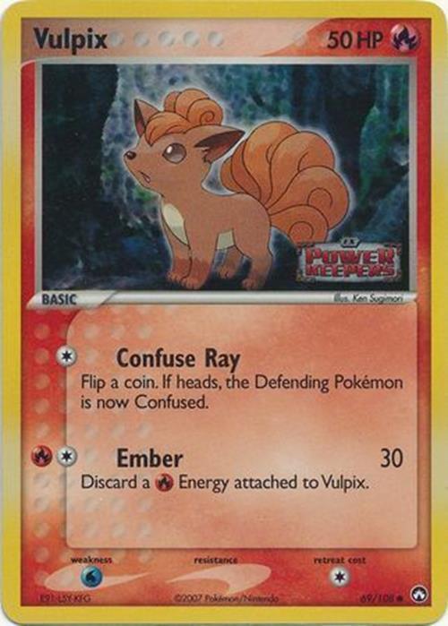 Vulpix (69/108) (Stamped) [EX: Power Keepers] | Exor Games Summserside