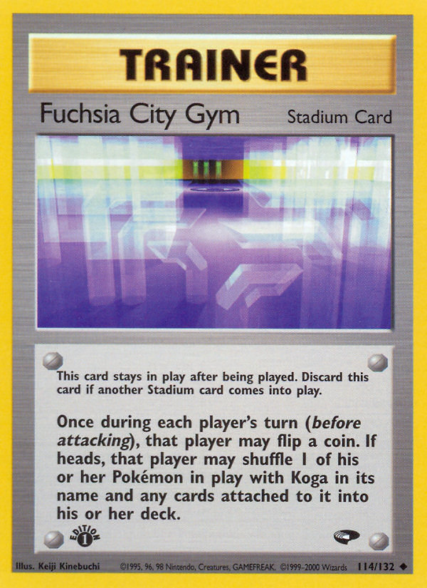 Fuchsia City Gym (114/132) [Gym Challenge 1st Edition] | Exor Games Summserside