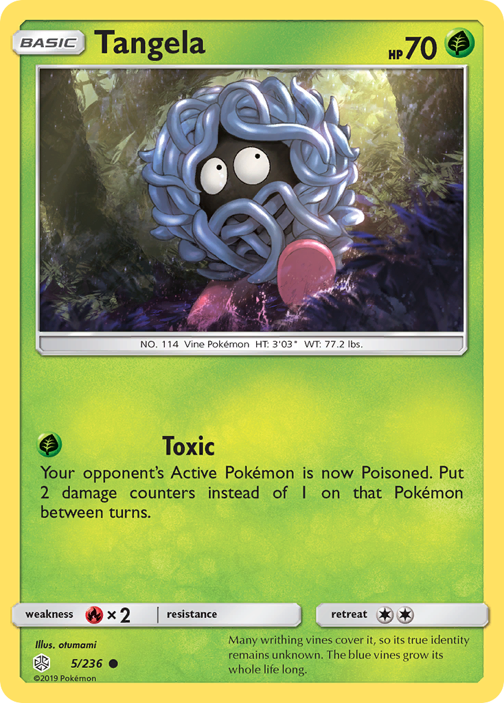 Tangela (5/236) [Sun & Moon: Cosmic Eclipse] | Exor Games Summserside