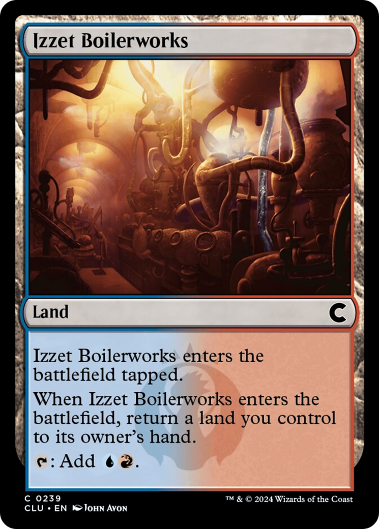 Izzet Boilerworks [Ravnica: Clue Edition] | Exor Games Summserside