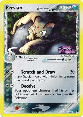 Persian (48/110) (Delta Species) (Stamped) [EX: Holon Phantoms] | Exor Games Summserside