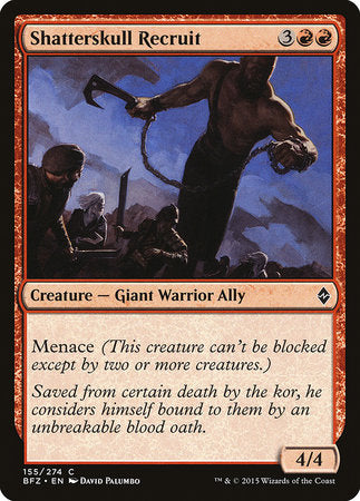 Shatterskull Recruit [Battle for Zendikar] | Exor Games Summserside