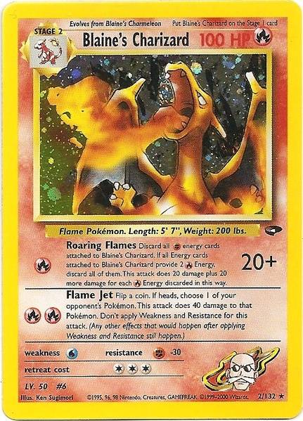 Blaine's Charizard (2/132) [Gym Challenge Unlimited] | Exor Games Summserside