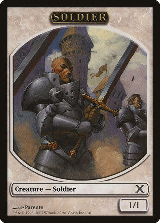 Soldier Token [Tenth Edition Tokens] | Exor Games Summserside