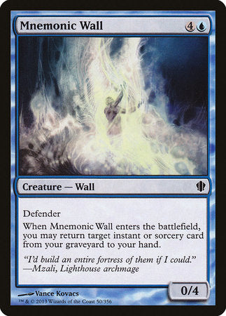 Mnemonic Wall [Commander 2013] | Exor Games Summserside