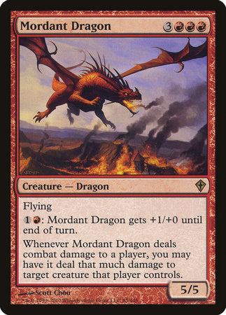 Mordant Dragon [Worldwake] | Exor Games Summserside
