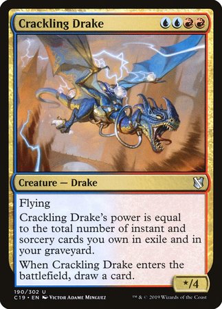 Crackling Drake [Commander 2019] | Exor Games Summserside