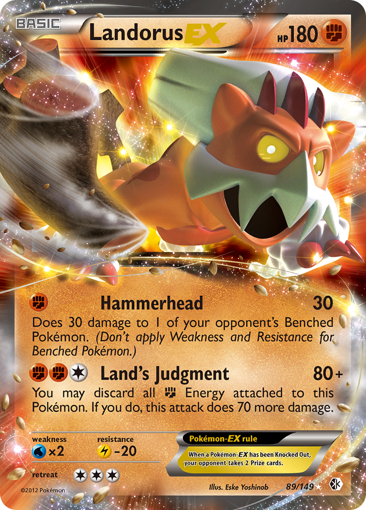 Landorus EX (89/149) [Black & White: Boundaries Crossed] | Exor Games Summserside