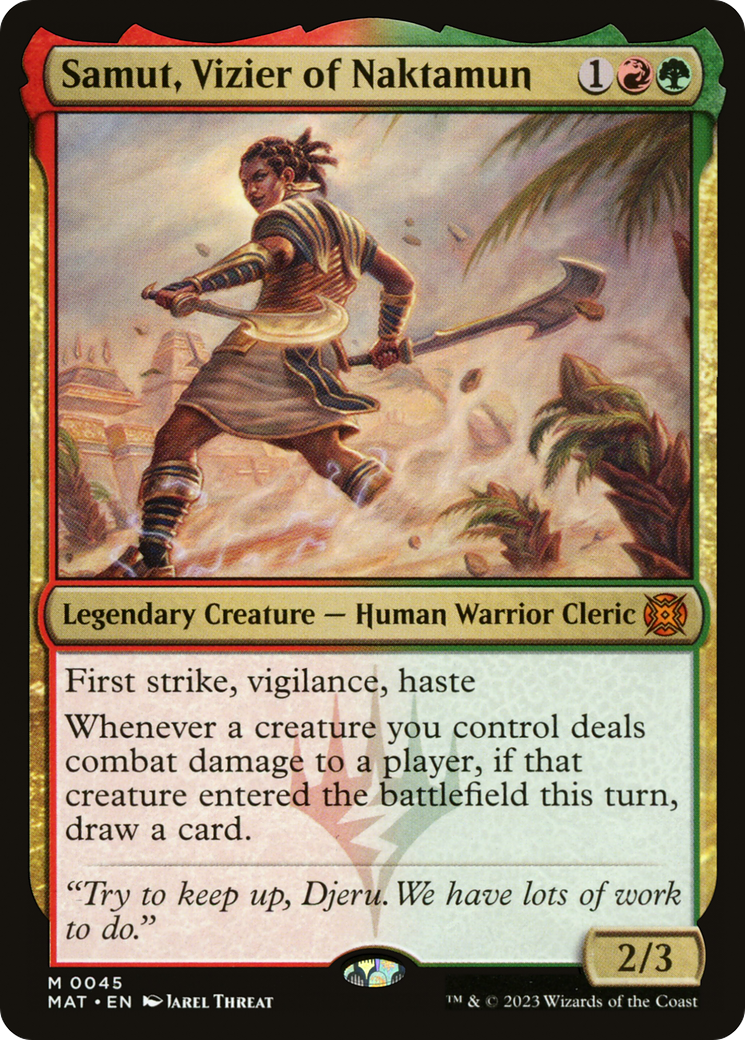 Samut, Vizier of Naktamun [March of the Machine: The Aftermath] | Exor Games Summserside
