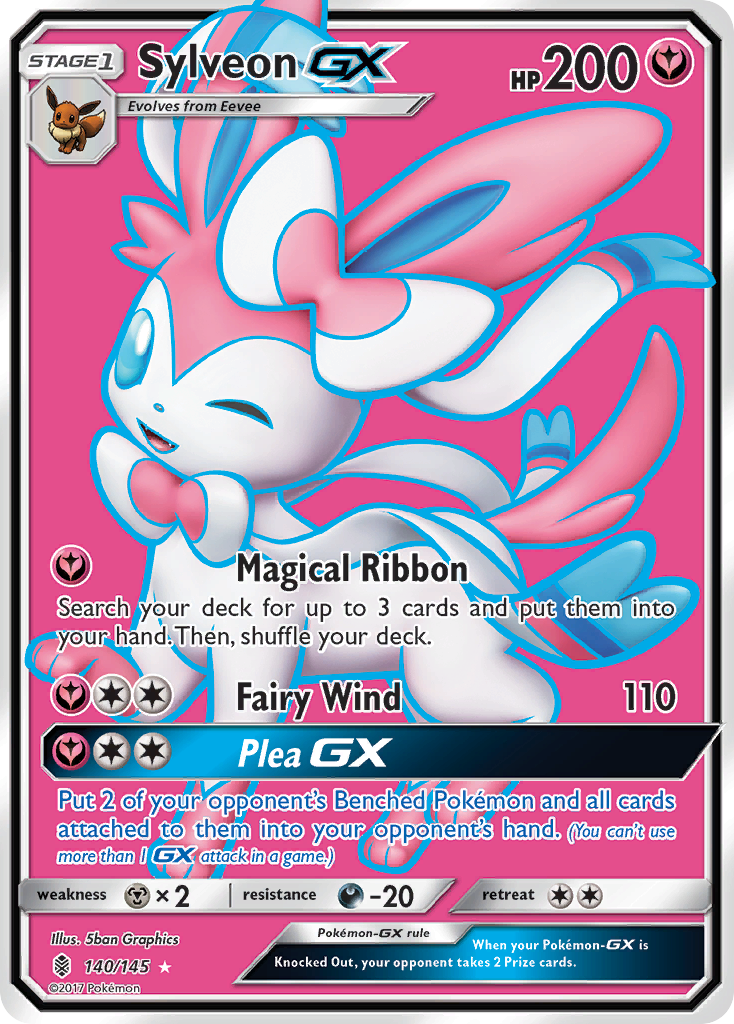 Sylveon GX (140/145) [Sun & Moon: Guardians Rising] | Exor Games Summserside