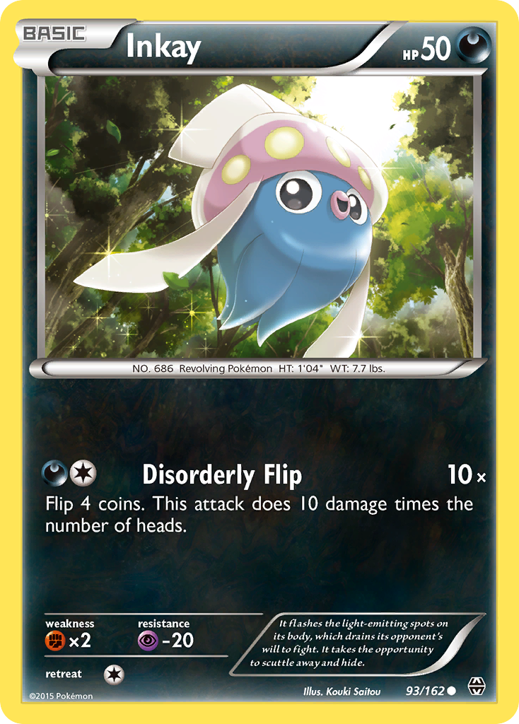 Inkay (93/162) [XY: BREAKthrough] | Exor Games Summserside