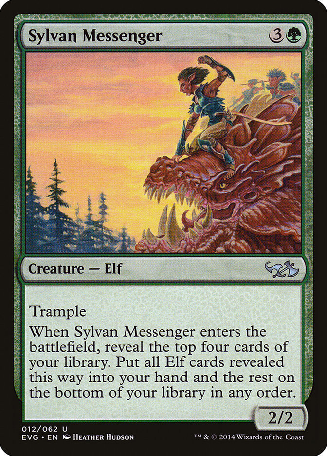 Sylvan Messenger (Elves vs. Goblins) [Duel Decks Anthology] | Exor Games Summserside