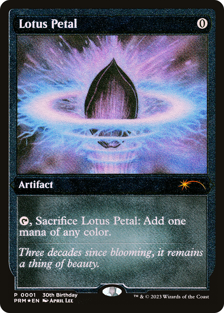 Lotus Petal (Foil Etched) [30th Anniversary Promos] | Exor Games Summserside