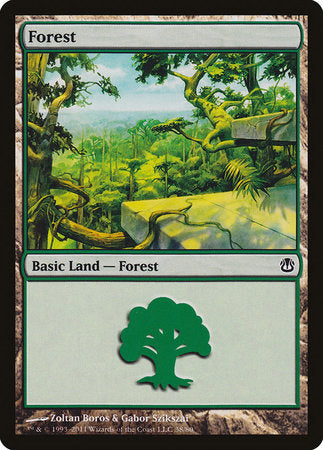 Forest (38) [Duel Decks: Ajani vs. Nicol Bolas] | Exor Games Summserside