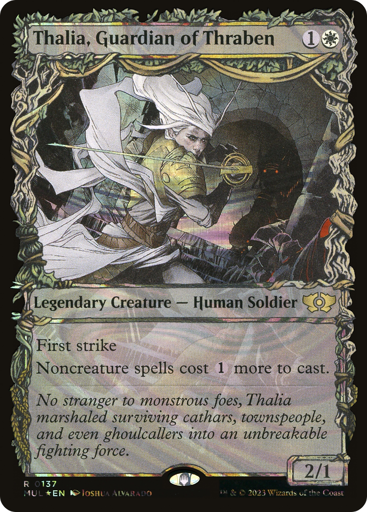 Thalia, Guardian of Thraben (Halo Foil) [Multiverse Legends] | Exor Games Summserside