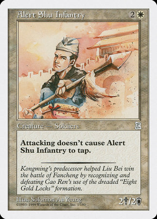 Alert Shu Infantry [Portal Three Kingdoms] | Exor Games Summserside