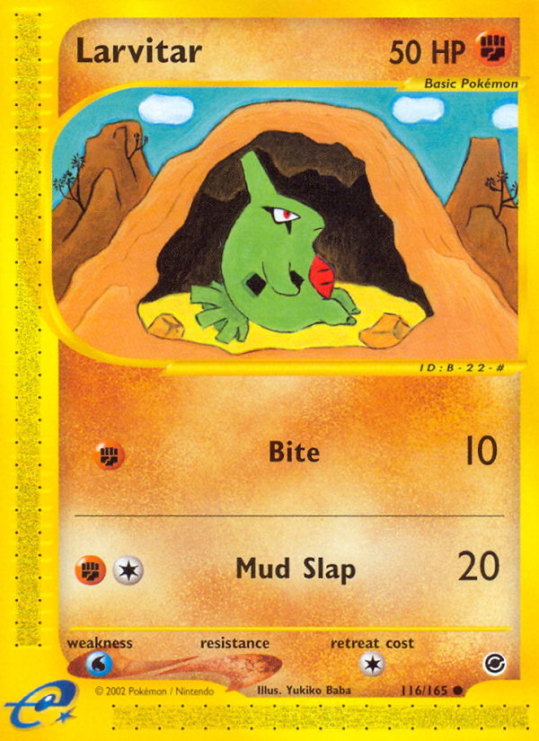 Larvitar (116/165) [Expedition: Base Set] | Exor Games Summserside