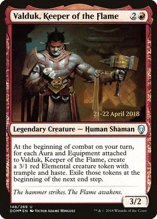 Valduk, Keeper of the Flame [Dominaria Promos] | Exor Games Summserside