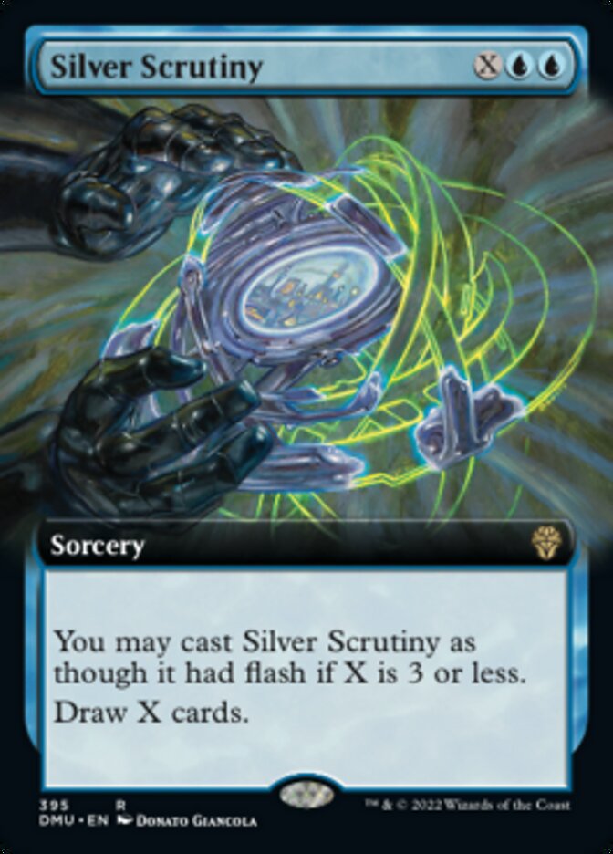 Silver Scrutiny (Extended Art) [Dominaria United] | Exor Games Summserside