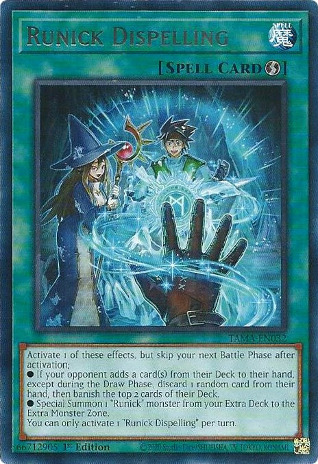 Runick Dispelling [TAMA-EN032] Rare | Exor Games Summserside