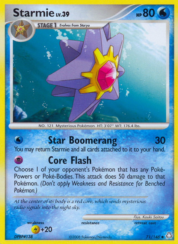 Starmie (71/146) [Diamond & Pearl: Legends Awakened] | Exor Games Summserside