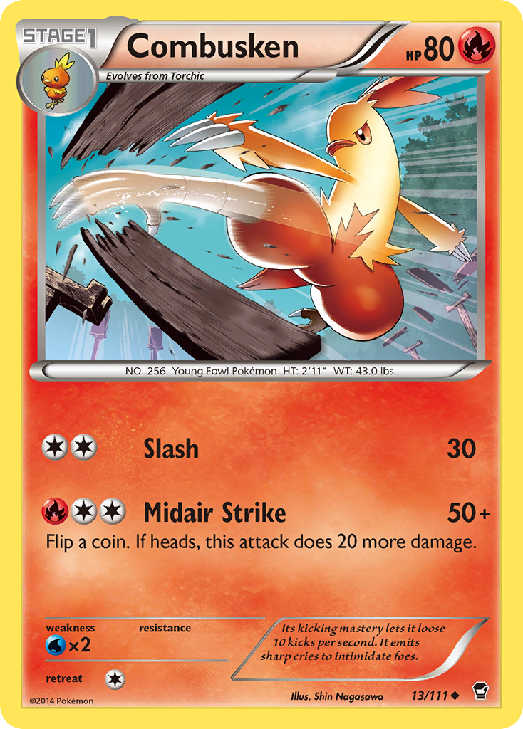 Combusken (13/111) [XY: Furious Fists] | Exor Games Summserside