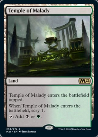 Temple of Malady [Core Set 2021] | Exor Games Summserside