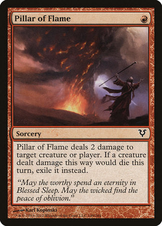Pillar of Flame [Avacyn Restored] | Exor Games Summserside