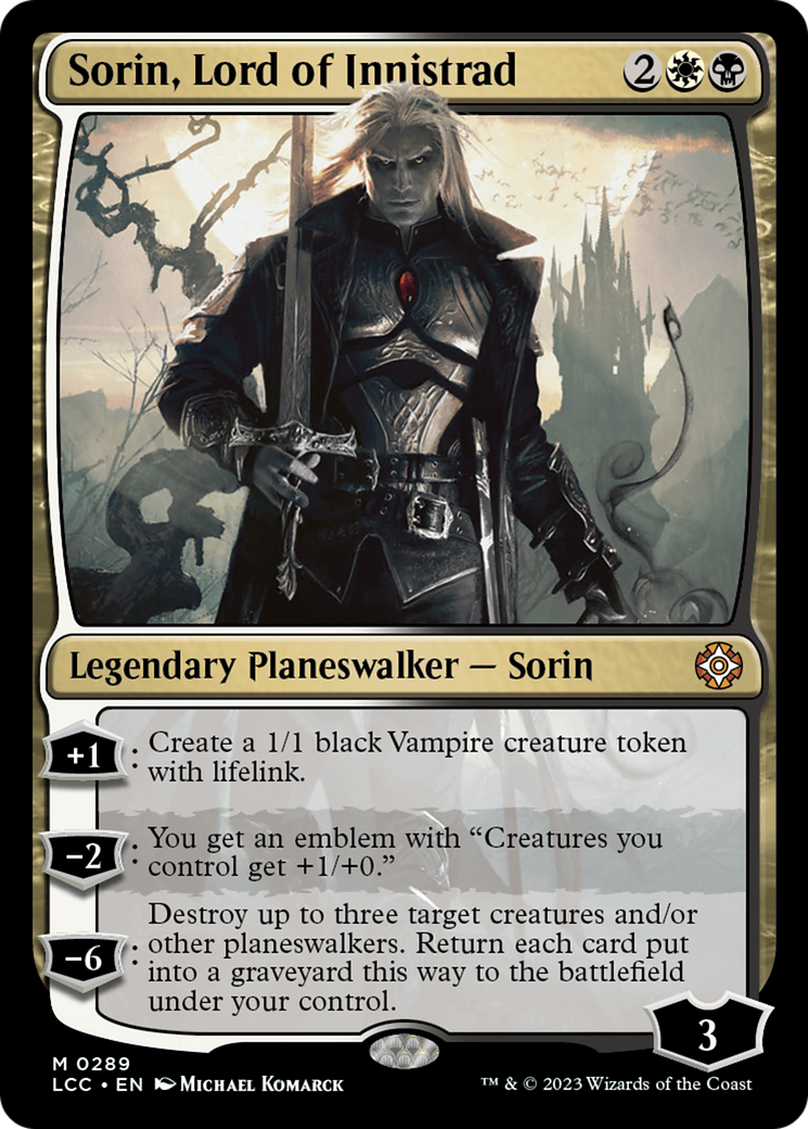 Sorin, Lord of Innistrad [The Lost Caverns of Ixalan Commander] | Exor Games Summserside