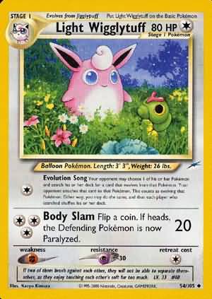 Light Wigglytuff (54/105) [Neo Destiny Unlimited] | Exor Games Summserside