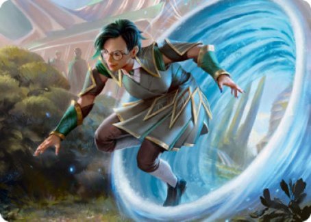 Vortex Runner Art Card [Strixhaven: School of Mages Art Series] | Exor Games Summserside