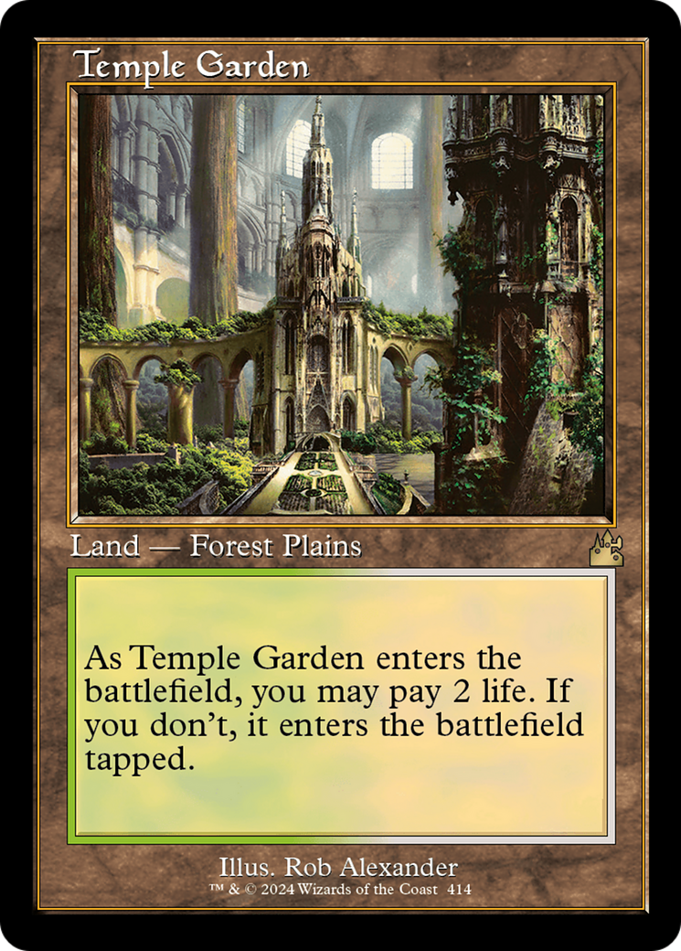 Temple Garden (Retro) [Ravnica Remastered] | Exor Games Summserside