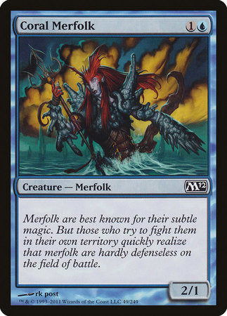 Coral Merfolk [Magic 2012] | Exor Games Summserside