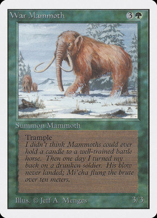 War Mammoth [Unlimited Edition] | Exor Games Summserside