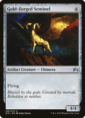 Gold-Forged Sentinel [Magic Origins] | Exor Games Summserside