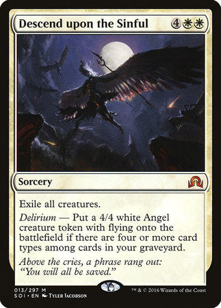 Descend upon the Sinful [Shadows over Innistrad] | Exor Games Summserside