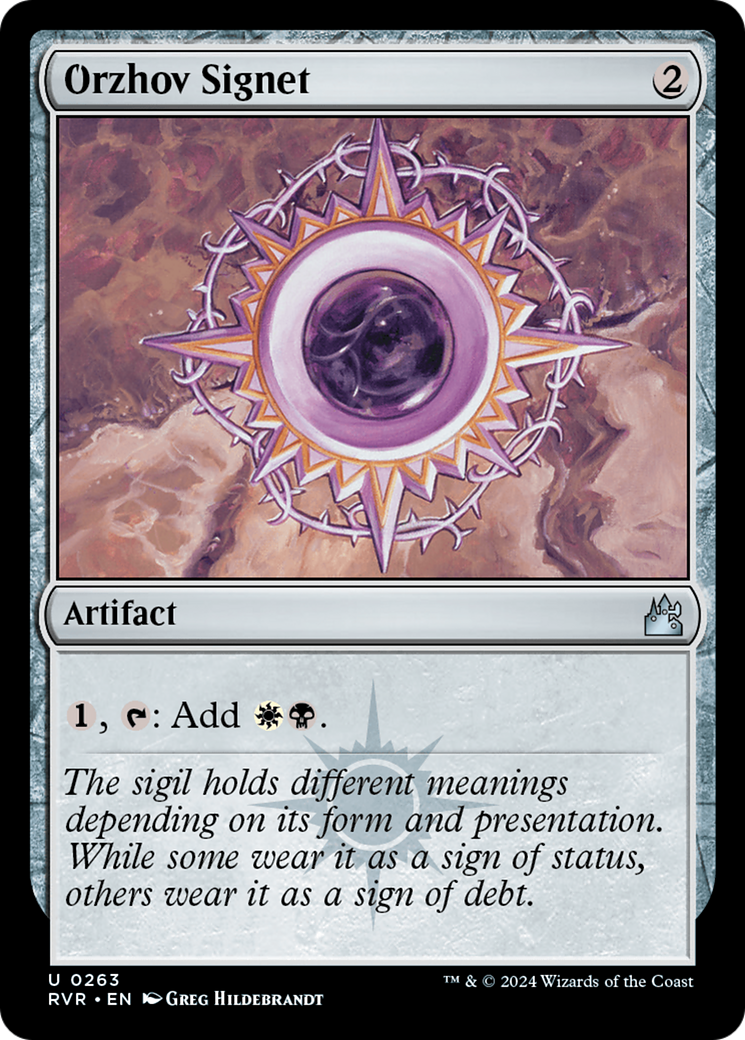 Orzhov Signet [Ravnica Remastered] | Exor Games Summserside