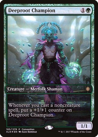 Deeproot Champion (2018 Convention Exclusive) [Ixalan Promos] | Exor Games Summserside