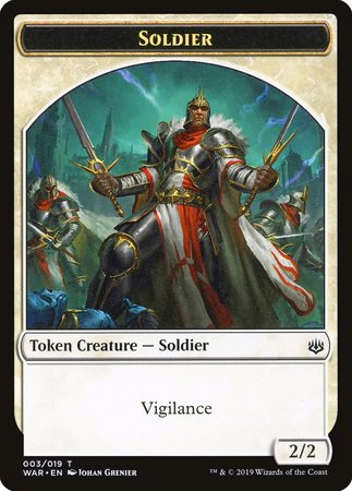 Soldier Token [War of the Spark Tokens] | Exor Games Summserside