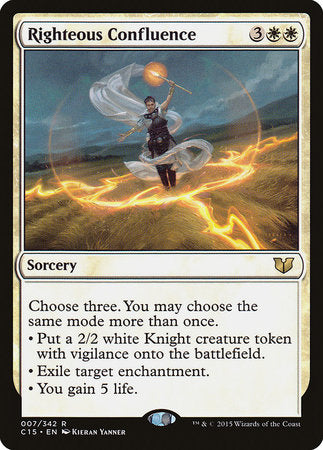 Righteous Confluence [Commander 2015] | Exor Games Summserside
