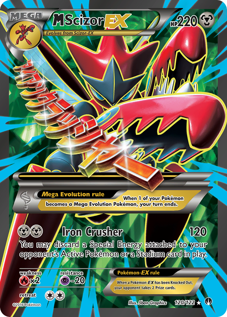 M Scizor EX (120/122) [XY: BREAKpoint] | Exor Games Summserside