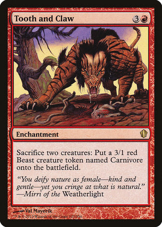 Tooth and Claw [Commander 2013] | Exor Games Summserside